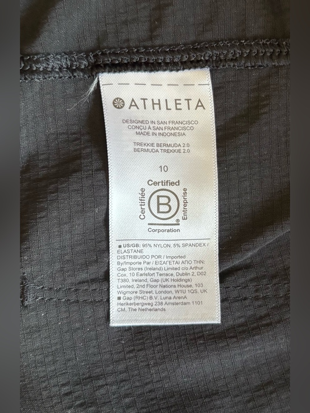 Athleta shorts, Wms size 10 - Picture 9 of 9